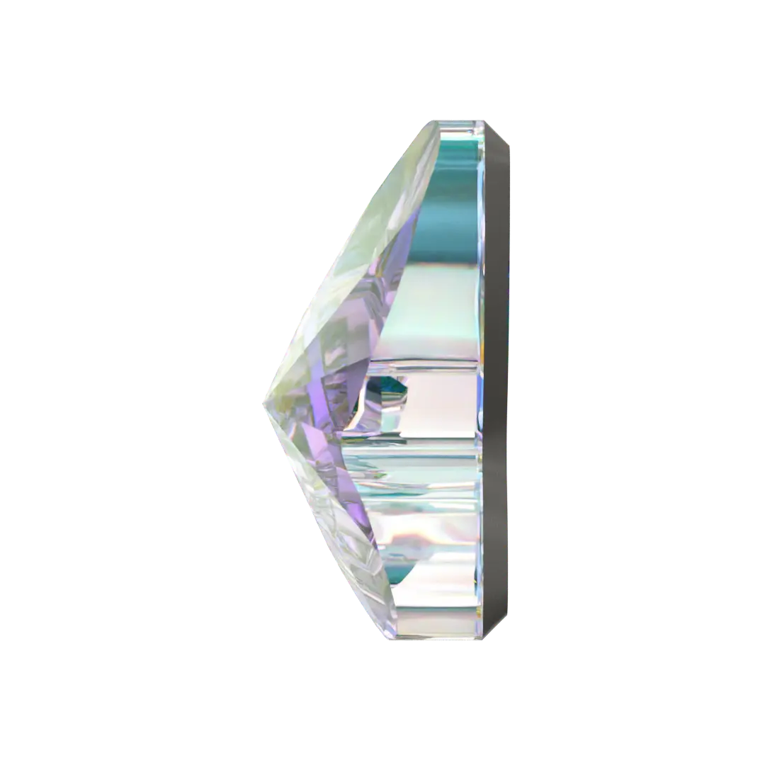 Serinity Flat Back Crystals Non Hotfix Butterfly (2854) Crystal AB - Bluestreak Crystals