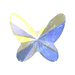 Serinity Flat Back Crystals Non Hotfix Butterfly (2854) Crystal AB - Bluestreak Crystals
