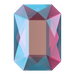 Serinity Flat Back Crystals Non Hotfix Emerald Cut (2602) Fuchsia Shimmer - Bluestreak Crystals