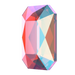 Serinity Flat Back Crystals Non Hotfix Emerald Cut (2602) Light Siam Shimmer - Bluestreak Crystals