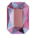 Serinity Flat Back Crystals Non Hotfix Emerald Cut (2602) Scarlet Shimmer - Bluestreak Crystals