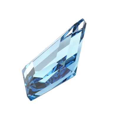 Swarovski Flat Back Crystals Non Hotfix Kite (2771) Aquamarine - Bluestreak Crystals