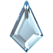 Swarovski Flat Back Crystals Non Hotfix Kite (2771) Aquamarine - Bluestreak Crystals