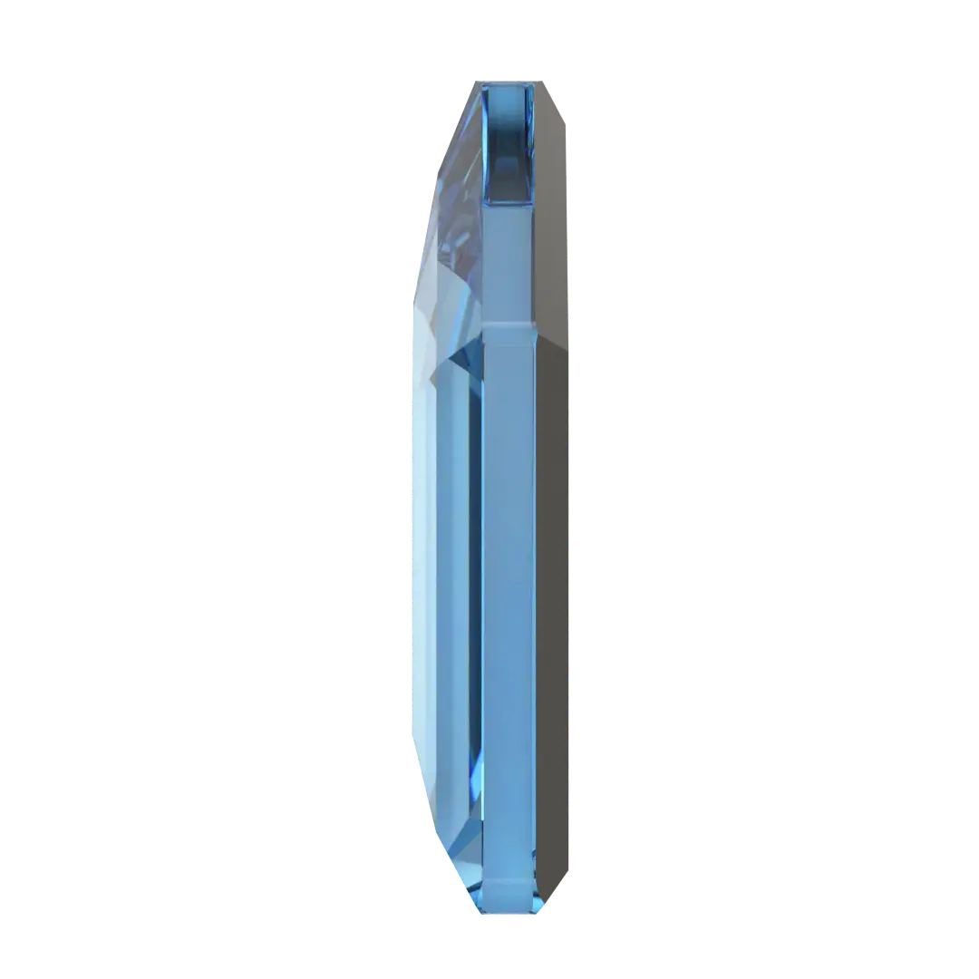 Serinity Flat Back Crystals Non Hotfix Large Pentagon (2774) Aquamarine - Bluestreak Crystals