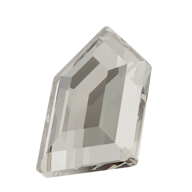 Serinity Flat Back Crystals Non Hotfix Large Pentagon (2774) Crystal Silver Shade - Bluestreak Crystals