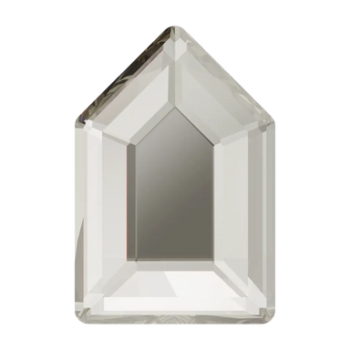 Serinity Flat Back Crystals Non Hotfix Large Pentagon (2774) Crystal Silver Shade - Bluestreak Crystals