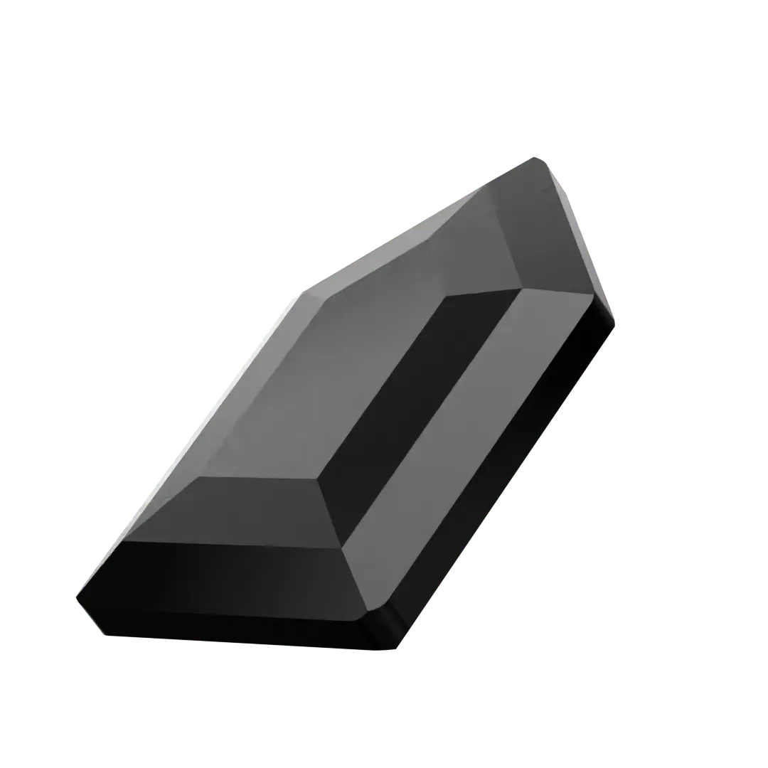 Serinity Flat Back Crystals Non Hotfix Large Pentagon (2774) Jet UNFOILED - Bluestreak Crystals