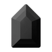 Serinity Flat Back Crystals Non Hotfix Large Pentagon (2774) Jet UNFOILED - Bluestreak Crystals