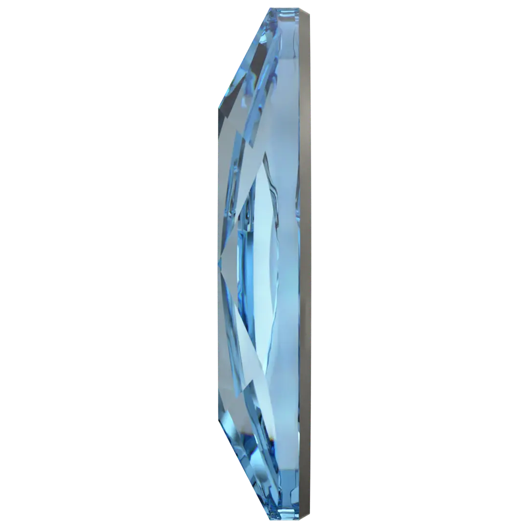 Serinity Flat Back Crystals Non Hotfix Marquise (2201) Aquamarine - Bluestreak Crystals