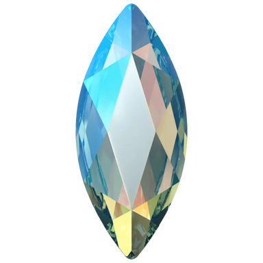Serinity Flat Back Crystals Non Hotfix Marquise (2201) Aquamarine Shimmer - Bluestreak Crystals