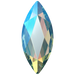 Serinity Flat Back Crystals Non Hotfix Marquise (2201) Aquamarine Shimmer - Bluestreak Crystals