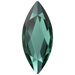 Serinity Flat Back Crystals Non Hotfix Marquise (2201) Emerald - Bluestreak Crystals