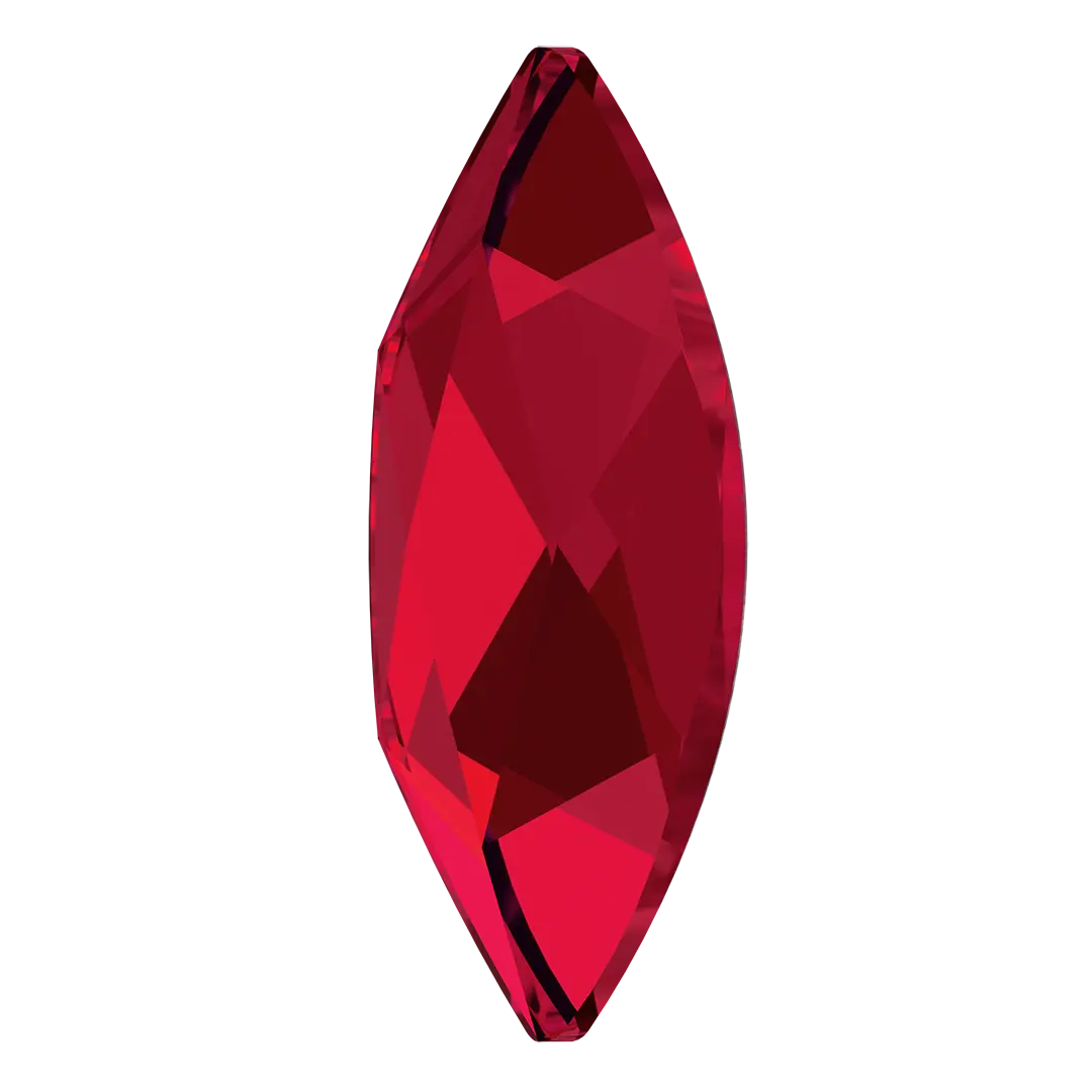 Serinity Flat Back Crystals Non Hotfix Marquise (2201) Scarlet - Bluestreak Crystals