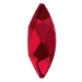 Serinity Flat Back Crystals Non Hotfix Marquise (2201) Scarlet - Bluestreak Crystals