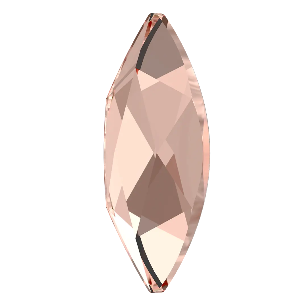 Swarovski Flat Back Crystals Non Hotfix Marquise (2201) Vintage Rose - Bluestreak Crystals