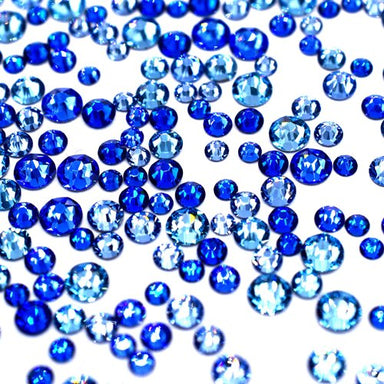 Serinity Flat Back Crystals Non Hotfix Mix Neptune Blue - Bluestreak Crystals