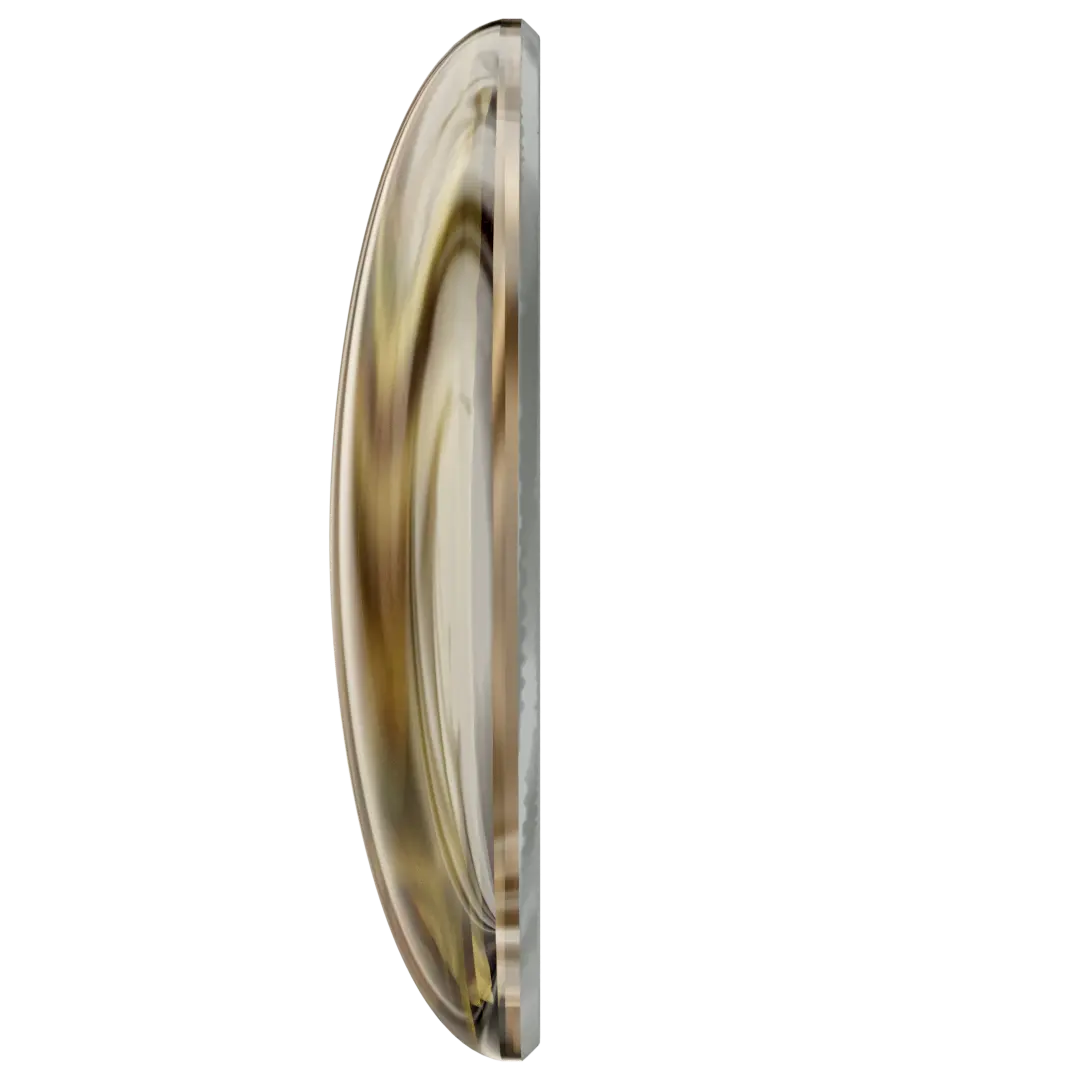 Serinity Flat Back Crystals Non Hotfix Oval Cabochon (2196/4) Crystal Golden Shadow - Bluestreak Crystals