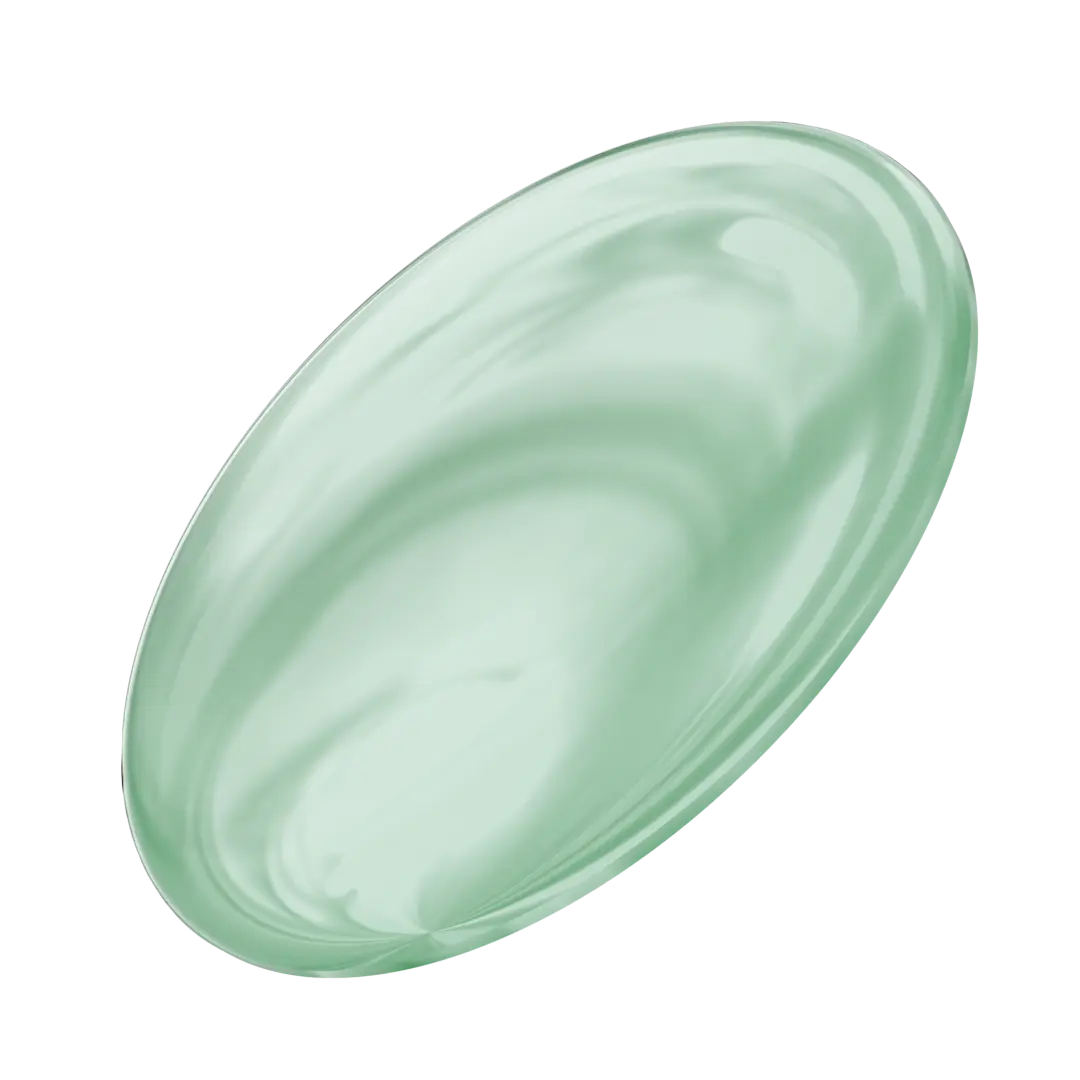 Serinity Flat Back Crystals Non Hotfix Oval Cabochon (2196/4) Crystal Mint Green - Bluestreak Crystals
