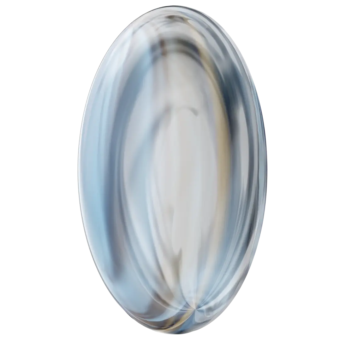 Serinity Flat Back Crystals Non Hotfix Oval Cabochon (2196/4) Crystal Ocean Delite UNFOILED - Bluestreak Crystals