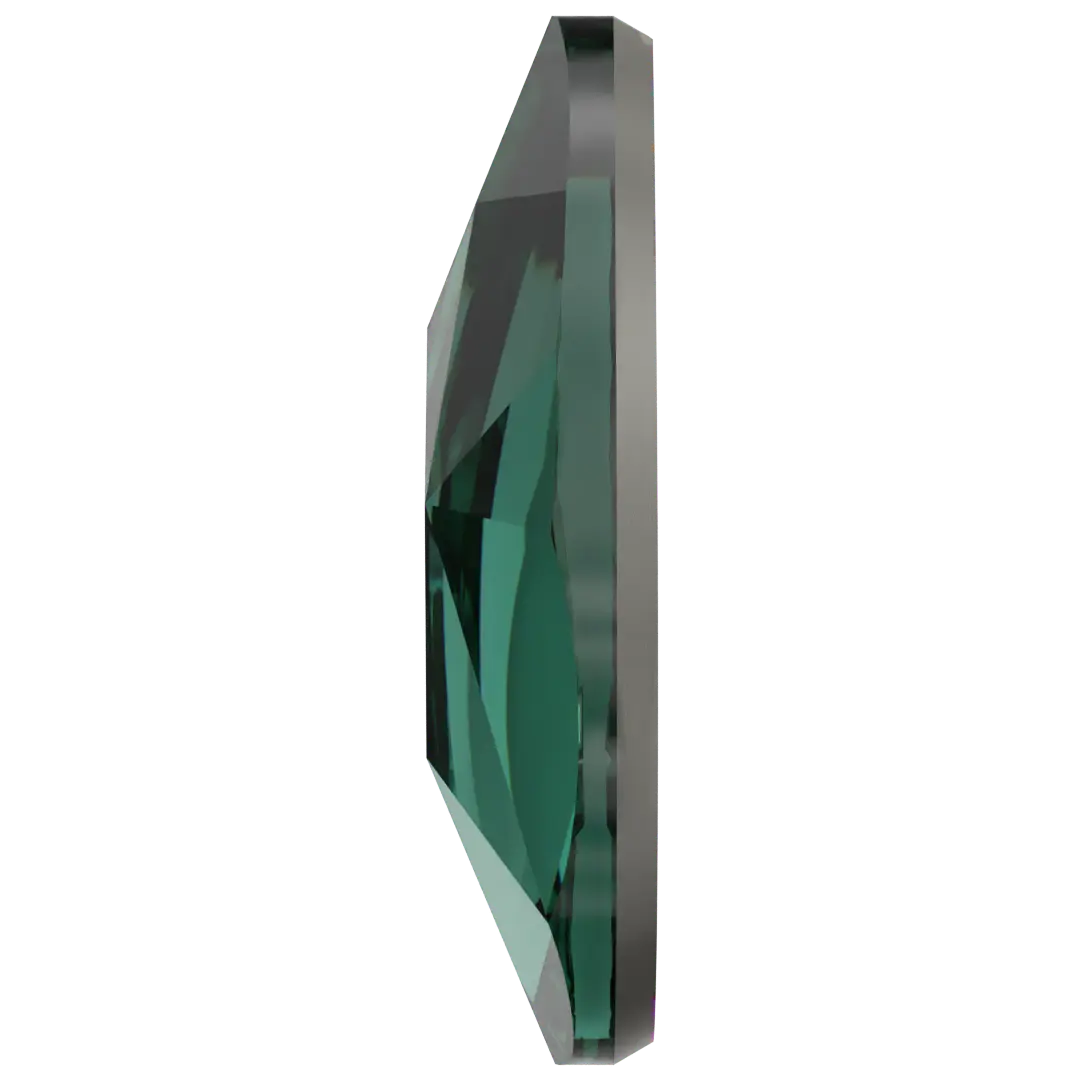 Serinity Flat Back Crystals Non Hotfix Pear (2303) Emerald - Bluestreak Crystals