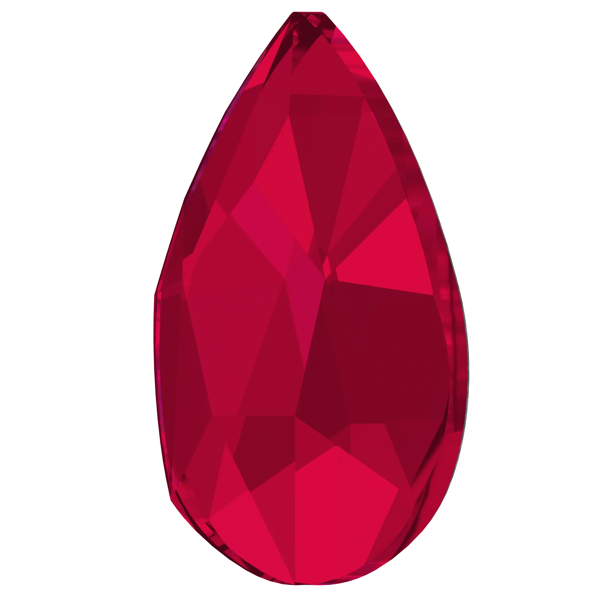Serinity Flat Back Crystals Non Hotfix Pear (2303) Scarlet - Bluestreak Crystals