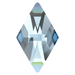 Serinity Flat Back Crystals Non Hotfix Rhombus (2709) Aquamarine - Bluestreak Crystals