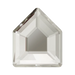 Serinity Flat Back Crystals Non Hotfix Small Pentagon (2775) Crystal Silver Shade - Bluestreak Crystals