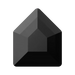 Serinity Flat Back Crystals Non Hotfix Small Pentagon (2775) Jet UNFOILED - Bluestreak Crystals