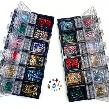 Serinity Flat Back Crystals Non Hotfix Ultimate Mix Rainbow - Bluestreak Crystals