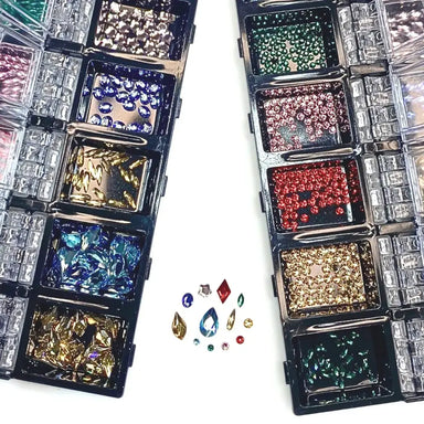 Serinity Flat Back Crystals Non Hotfix Ultimate Mix Rainbow - Bluestreak Crystals