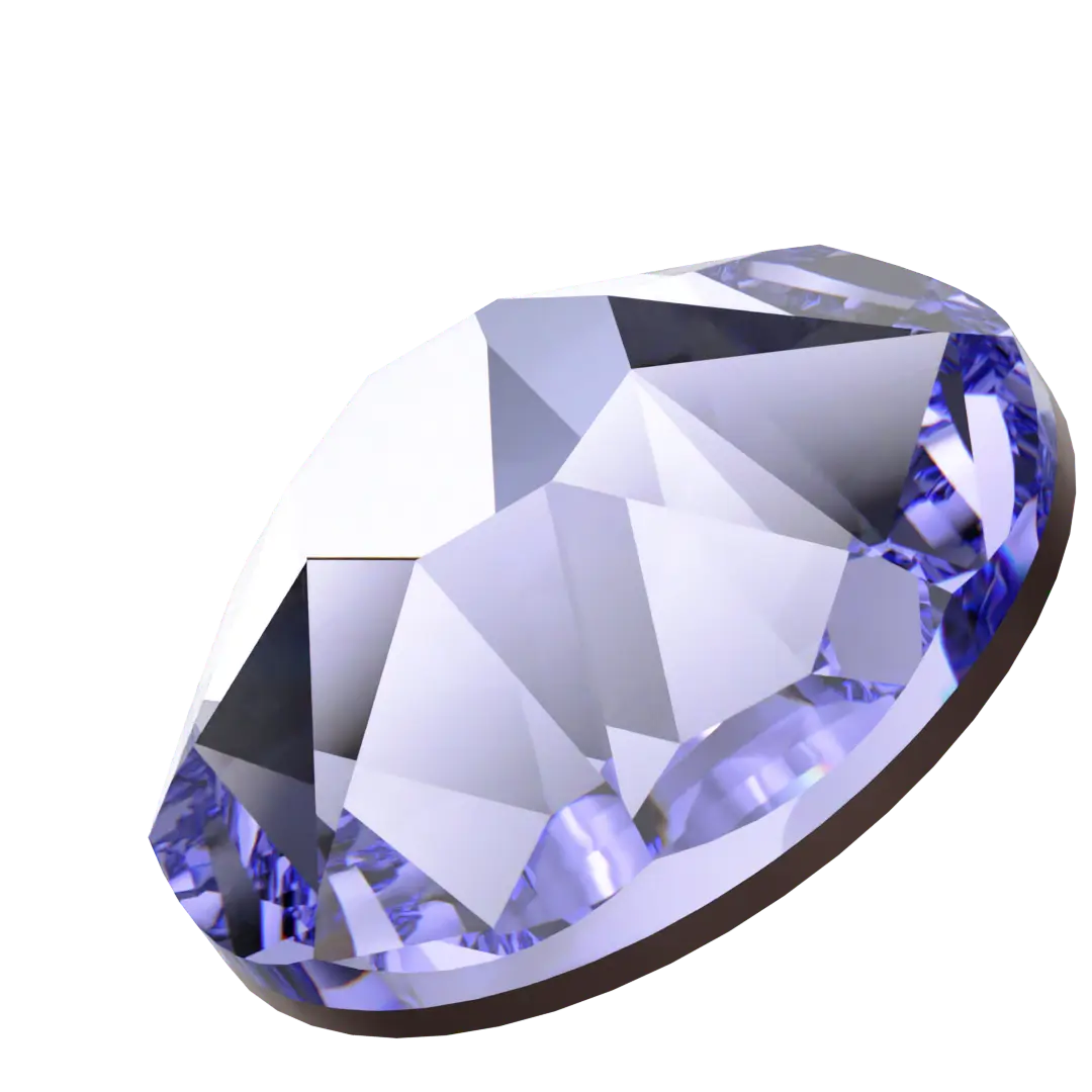 Swarovski Flat Back Crystals Non Hotfix (2000, 2058 & 2088) Provence Lavender - Bluestreak Crystals