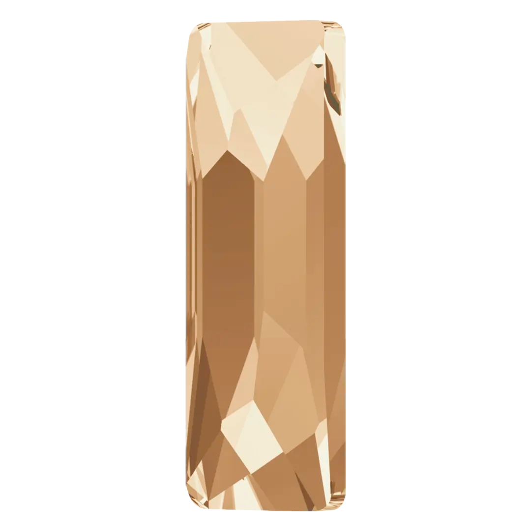 Serinity Hotfix Flat Back Crystals Cosmic Baguette (2555) Crystal Golden Shadow - Bluestreak Crystals
