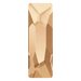 Serinity Hotfix Flat Back Crystals Cosmic Baguette (2555) Crystal Golden Shadow - Bluestreak Crystals