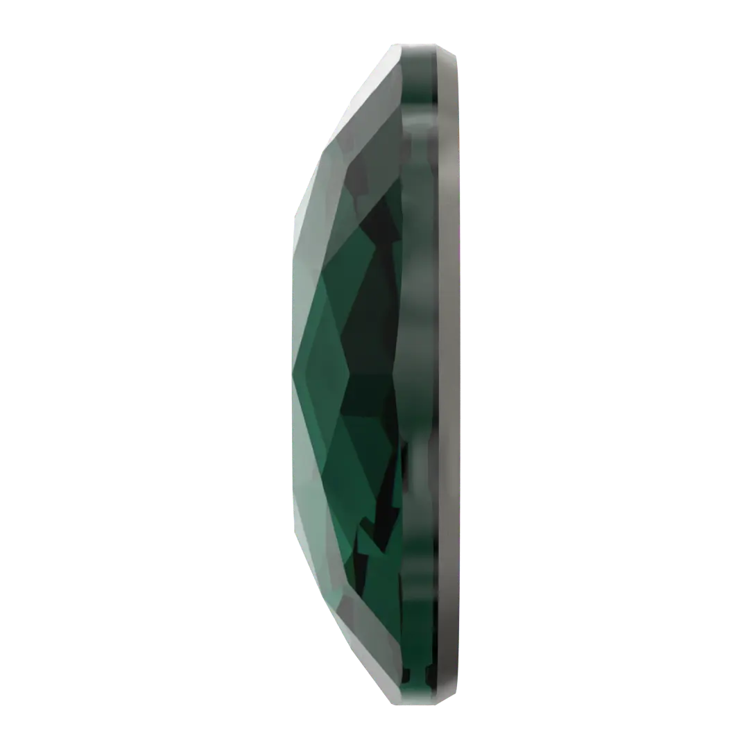 Serinity Hotfix Flat Back Crystals Cushion (2471) Emerald - Bluestreak Crystals