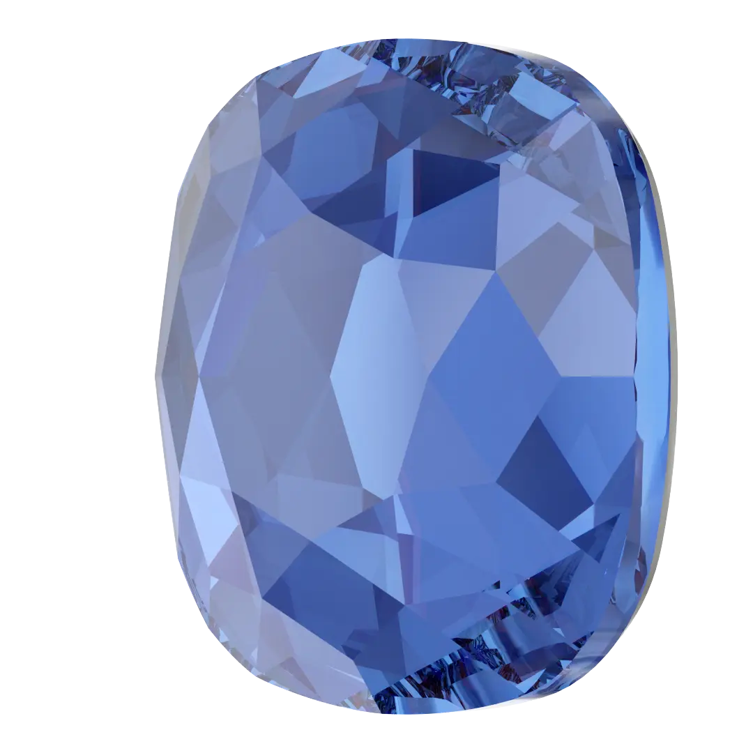 Serinity Hotfix Flat Back Crystals Cushion (2471) Sapphire - Bluestreak Crystals