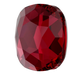 Serinity Hotfix Flat Back Crystals Cushion (2471) Scarlet - Bluestreak Crystals