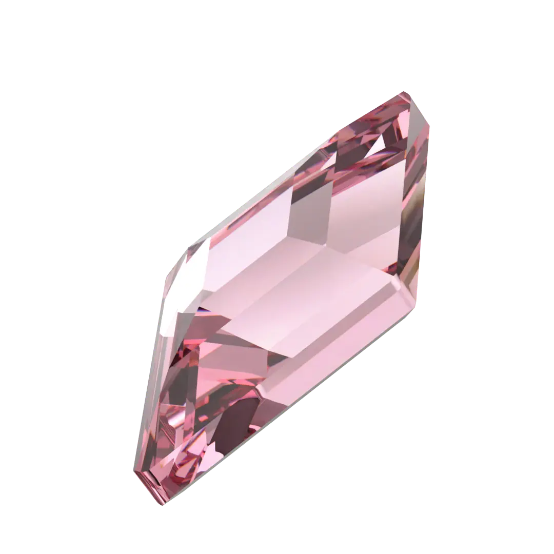 Serinity Flat Back Crystals Non Hotfix Diamond (2773) Light Rose - Bluestreak Crystals