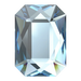 Serinity Flat Back Crystals Non Hotfix Emerald Cut (2602) Aquamarine - Bluestreak Crystals