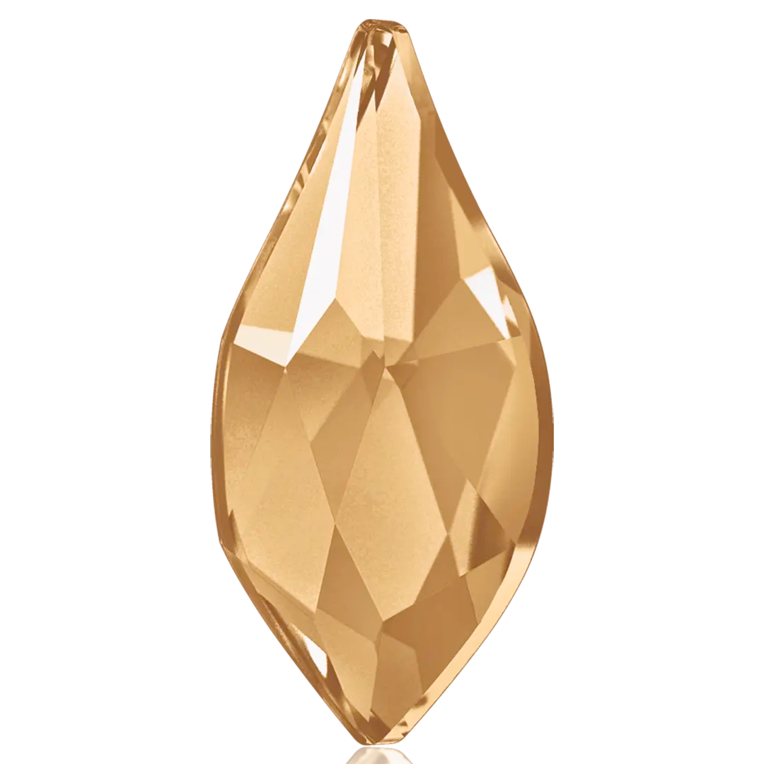 Serinity Flat Back Crystals Non Hotfix Flame (2205) Crystal Golden Shadow - Bluestreak Crystals