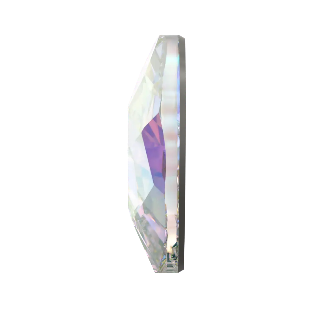 Serinity Hotfix Flat Back Crystals Heart (2808) Crystal AB - Bluestreak Crystals