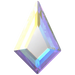 Serinity Flat Back Crystals Non Hotfix Kite (2771) Crystal AB - Bluestreak Crystals