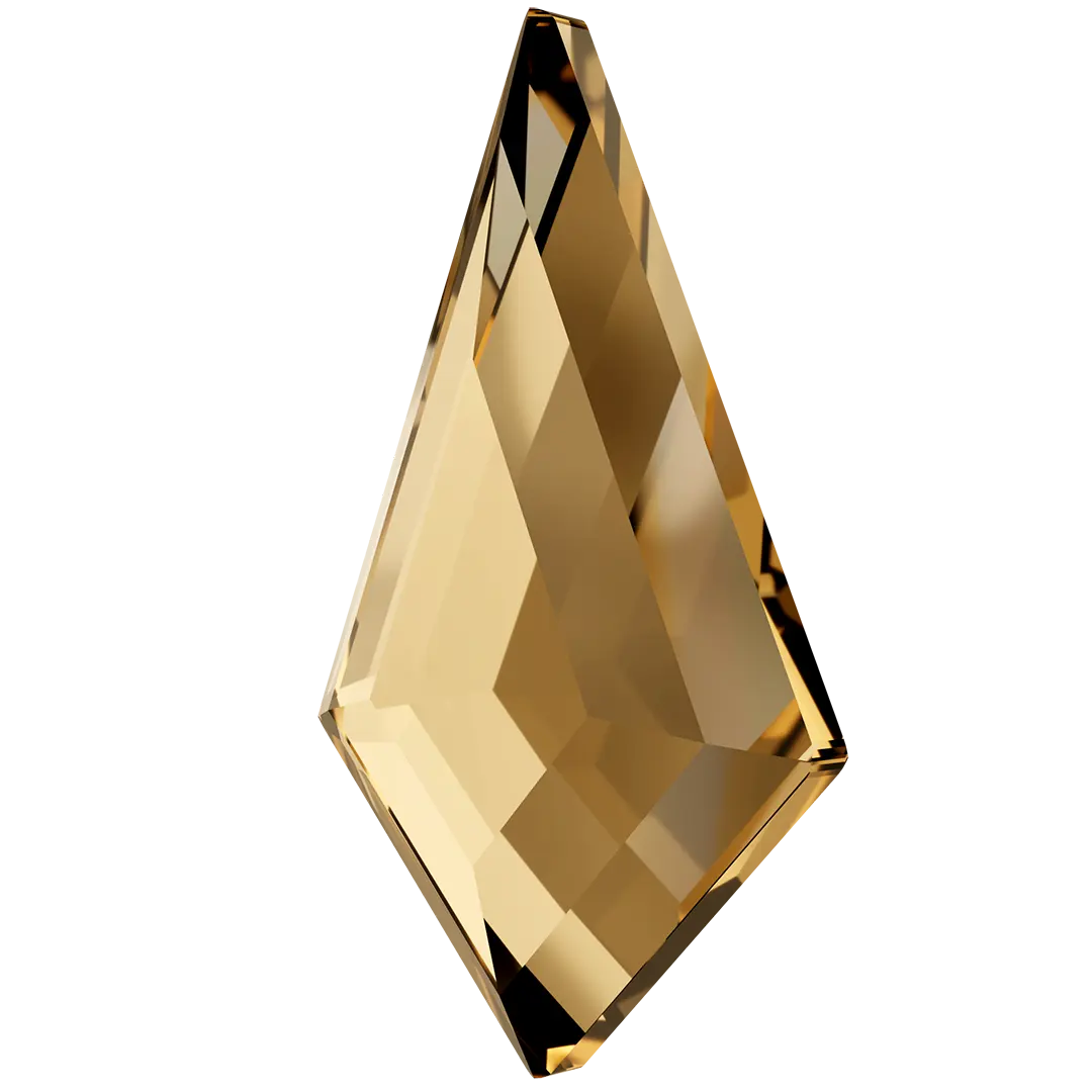 Serinity Flat Back Crystals Non Hotfix Kite (2771) Crystal Golden Shadow - Bluestreak Crystals