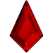 Serinity Hotfix Flat Back Crystals Kite (2771) Light Siam - Bluestreak Crystals