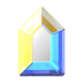 Serinity Hotfix Flat Back Crystals Large Pentagon (2774) Crystal AB - Bluestreak Crystals