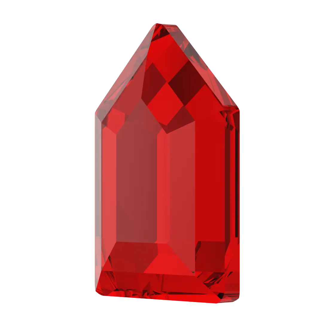 Serinity Hotfix Flat Back Crystals Large Pentagon (2774) Light Siam - Bluestreak Crystals