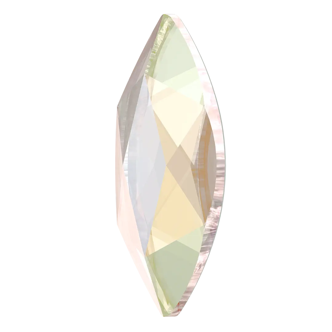 Swarovski Flat Back Crystals Non Hotfix Marquise (2201) Crystal AB - Bluestreak Crystals