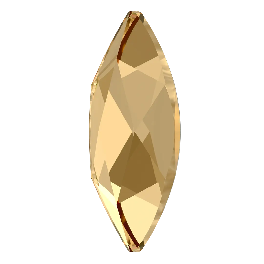 Serinity Flat Back Crystals Non Hotfix Marquise (2201) Crystal Golden Shadow - Bluestreak Crystals