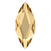 Serinity Flat Back Crystals Non Hotfix Marquise (2201) Crystal Golden Shadow - Bluestreak Crystals