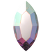 Serinity Flat Back Crystals Non Hotfix Navette (2200) Crystal AB - Bluestreak Crystals