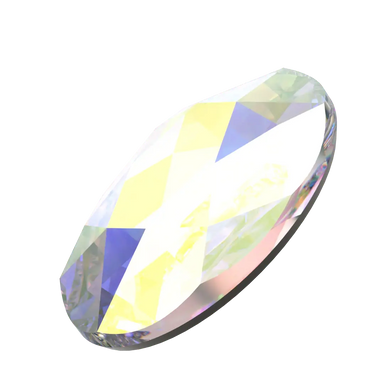 Serinity Flat Back Crystals Non Hotfix Oval (2603) Crystal AB - Bluestreak Crystals
